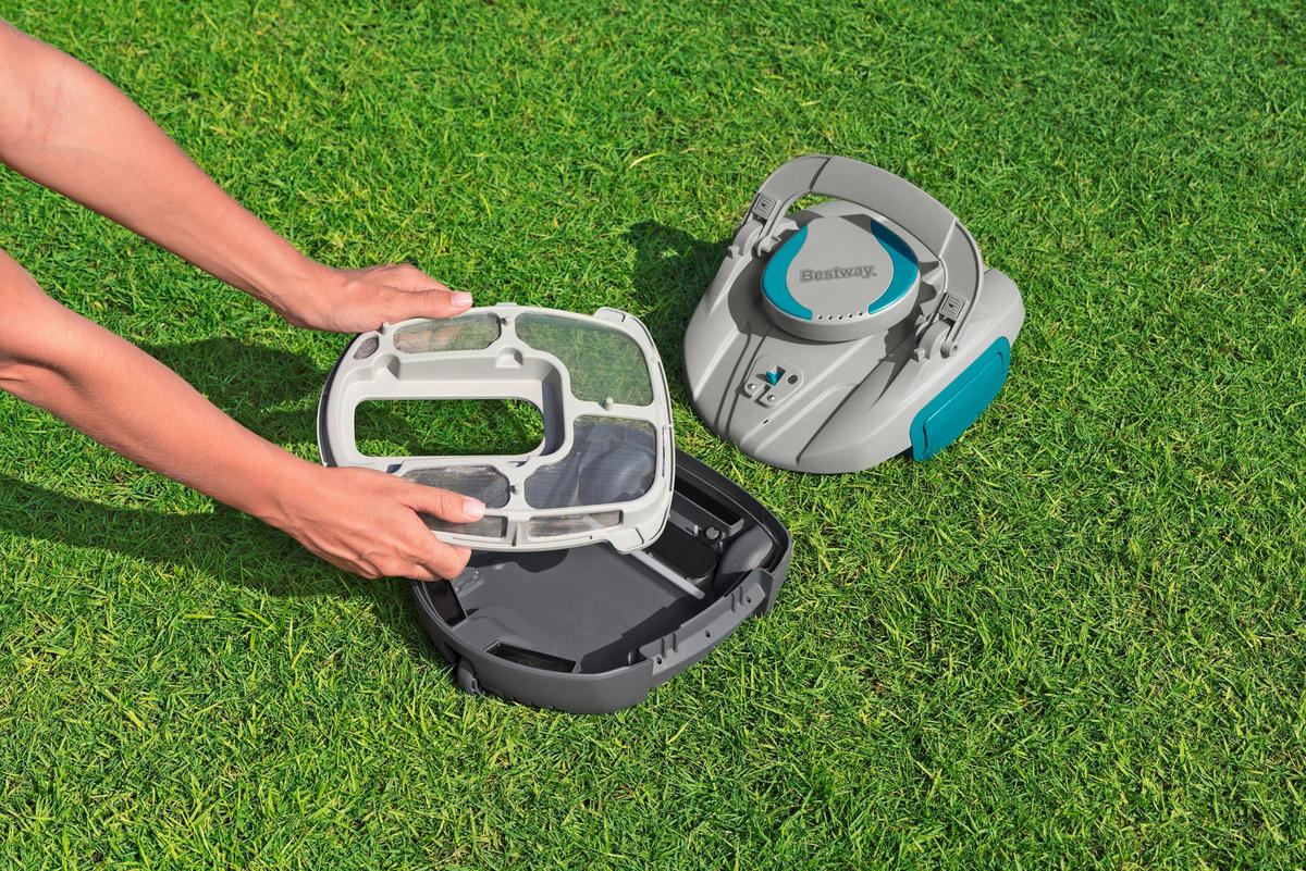 POOLROBOTER 58665  - Blau/Weiß, KONVENTIONELL, Kunststoff/Metall (27/14.4/15.5cm) - Bestway