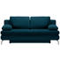SCHLAFSOFA in Textil Petrol - Chromfarben/Petrol, Design, Textil/Metall (200/91/92cm) - Novel SCHLAFSOFA in Textil Petrol - Chromfarben/Petrol, Design, Textil/Metall (200/91/92cm) - Novel