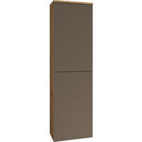 MIDI SKŘÍŇKA, antracitová, barvy dubu, 30/132/32 cm - barvy dubu/antracitová, Moderní, kompozitní dřevo/sklo (30/132/32cm) - Stylife