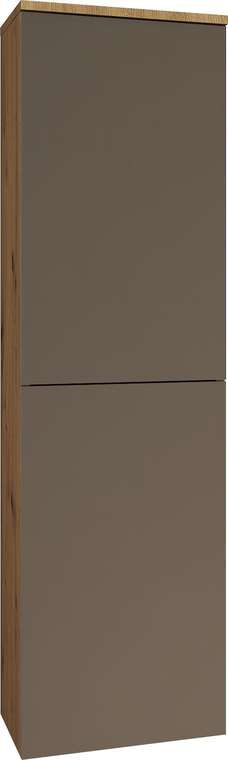Stylife STREDNE VYSOKÁ SKRINKA, antracitová, farba duba, 30/132/32 cm.