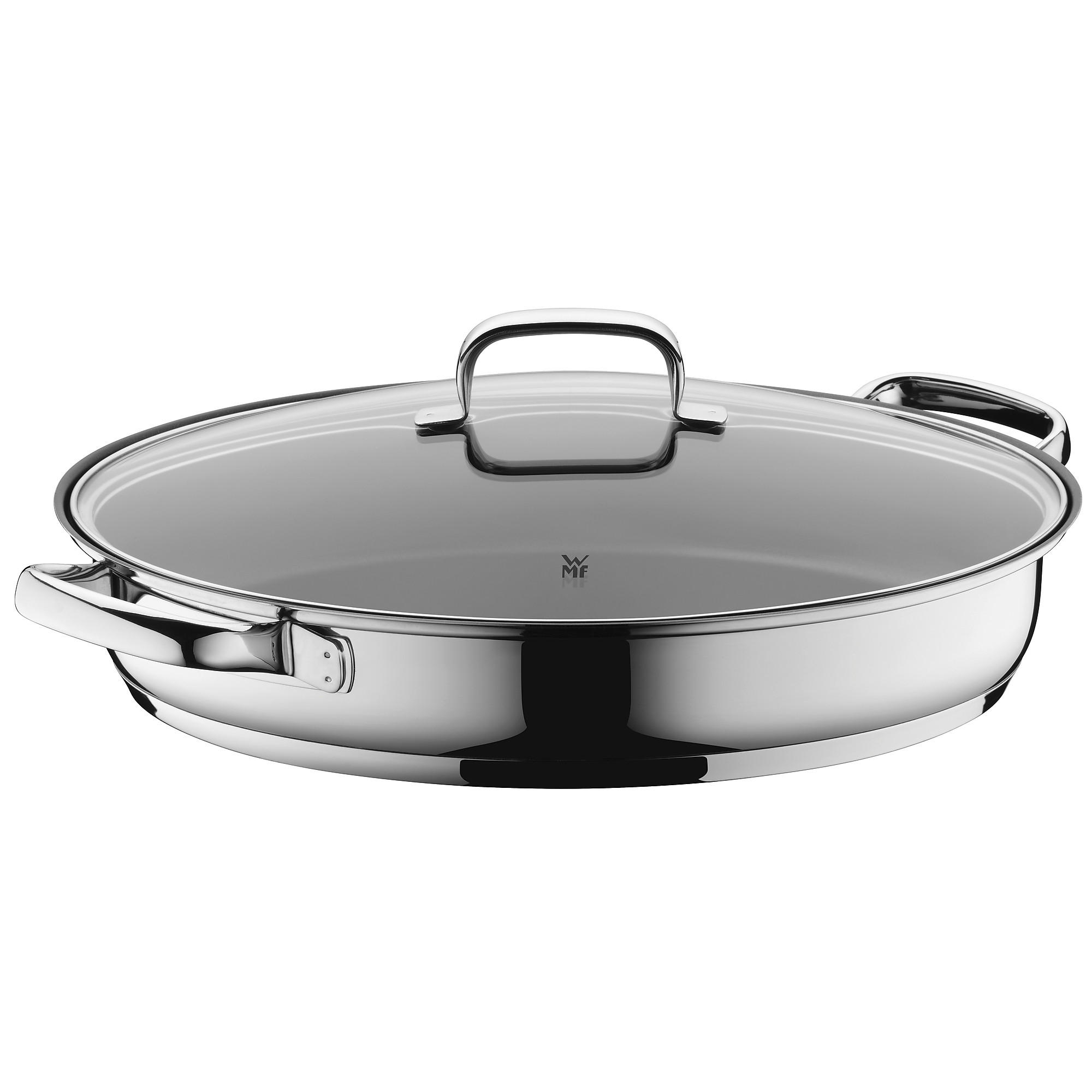 FISCHPFANNE 26 cm  - Klar/Edelstahlfarben, Design, Glas/Metall (26cm) - WMF
