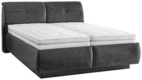 POLSTERBETT 180/200 cm  in Anthrazit  - Weiss/Anthrazit, Konventionell, Holz/Holzwerkstoff (180/200cm) - Beldomo - Sleep