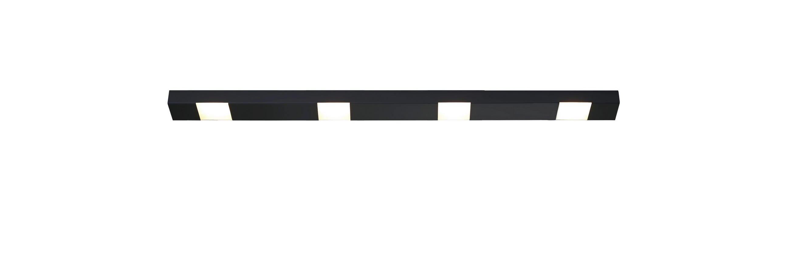 LED-DECKENLEUCHTE   - Schwarz, Design, Metall (84/6,3/3cm) - BOPP