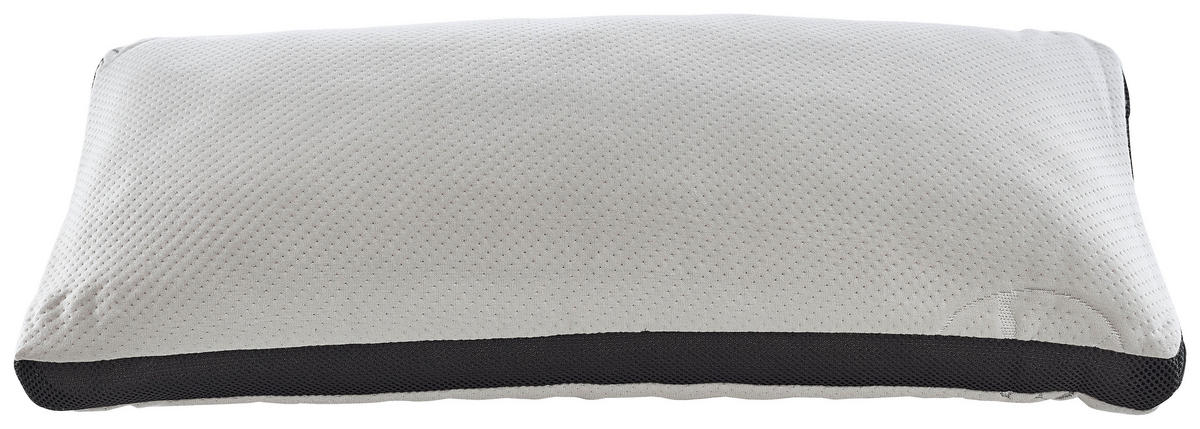 KOPFKISSEN Viskoelastischer Kern  - Weiß, Basics, Textil (80/10/40cm) - Boxxx