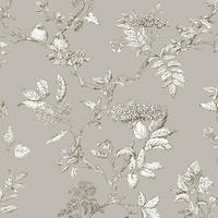 NON WOVEN-TAPET 52/1000 cm  - grå, Basics, papper/plast (52/1000cm)