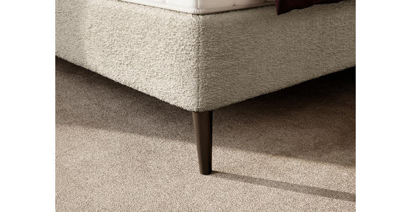 BOXSPRINGBETT 180/200 cm in Beige - Beige/Schwarz, Design, Holz/Holzwerkstoff (180/200cm) - Esposa