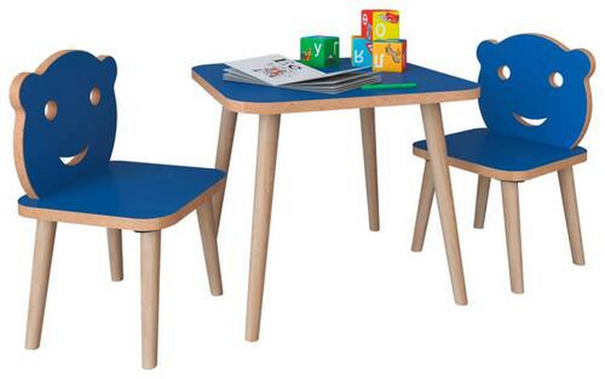 KINDERSITZGRUPPE - Blau, Modern, Holzwerkstoff - MID.YOU
