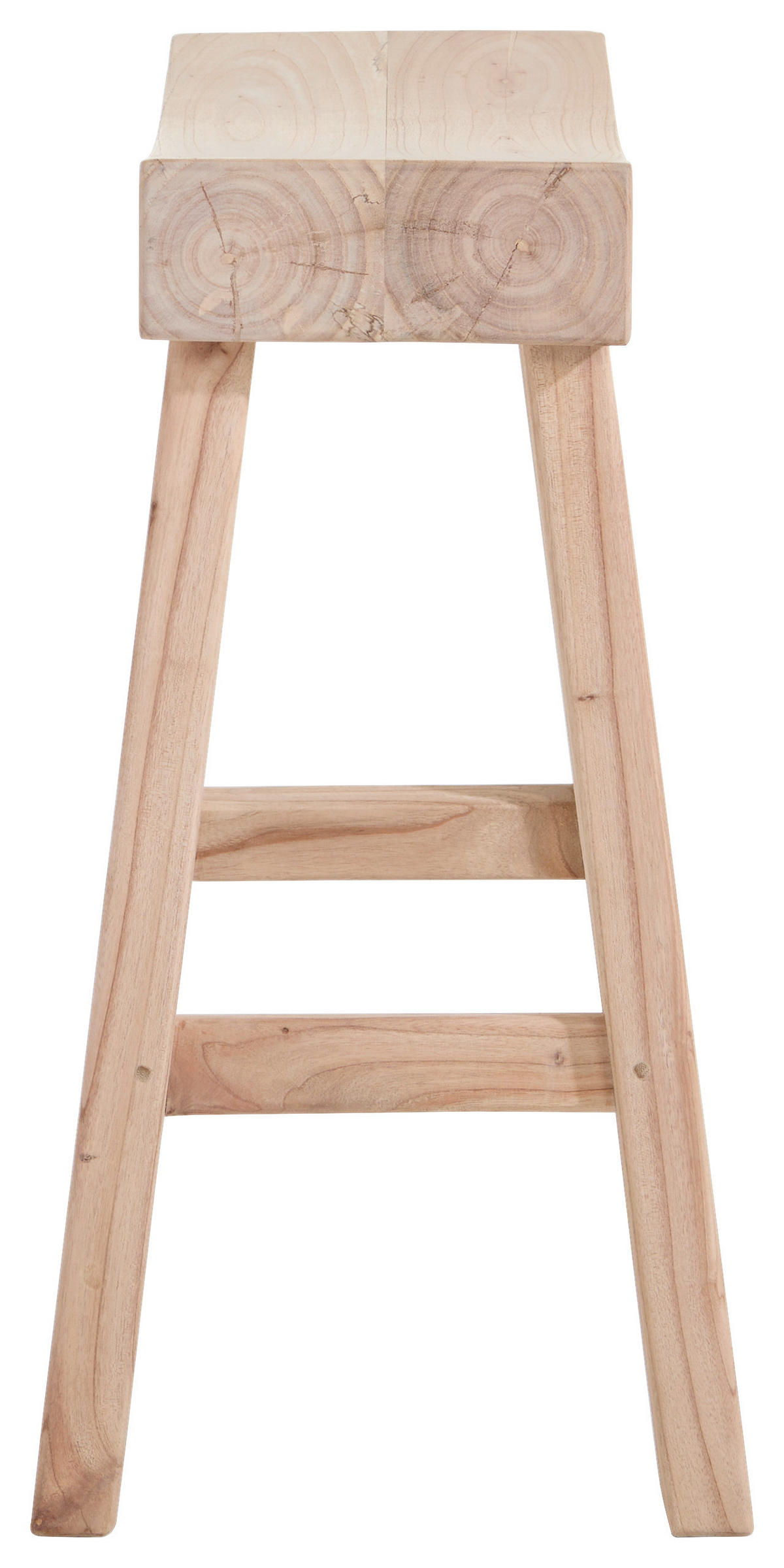 TABURET, dřevo, 55/56/30 cm - přírodní barvy, Design, dřevo (55/56/30cm) - Livetastic