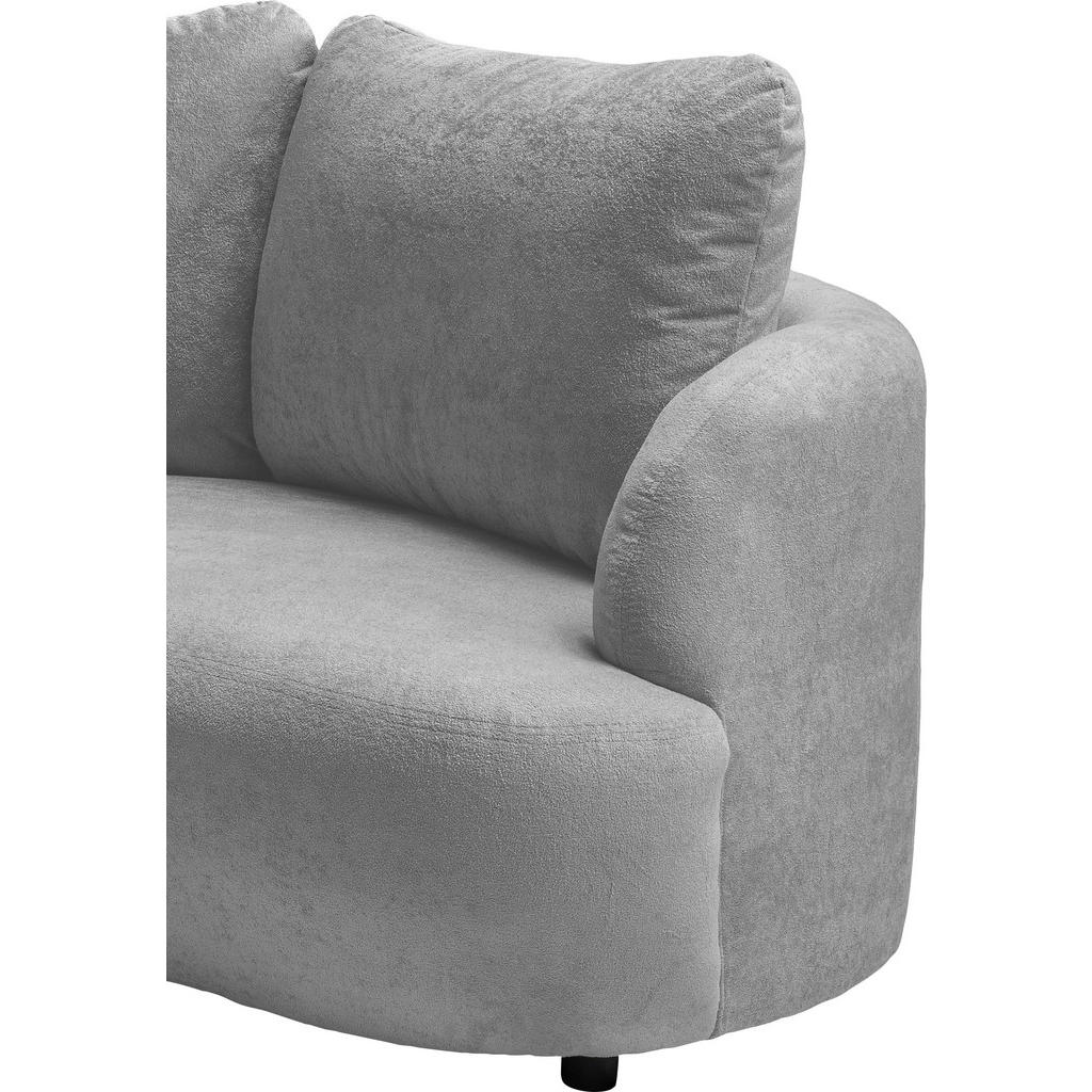 Thumbnail - Livetastic Ecksofa, Silber, Textil, 3-Sitzer, Füllung: Schaumstoff, Ottomane links, L-Form, 250x139 cm, seitenverkehrt e...
