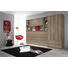 DREHTÜRENSCHRANK in Eichefarben - Eichefarben/Silberfarben, Design, Holzwerkstoff/Kunststoff (91/197/54cm) - Carryhome DREHTÜRENSCHRANK in Eichefarben - Eichefarben/Silberfarben, Design, Holzwerkstoff/Kunststoff (91/197/54cm) - Carryhome