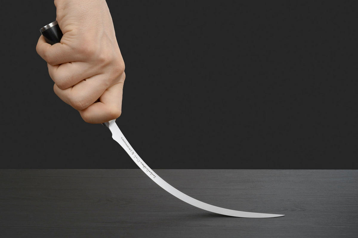 NOŽ ZA FILETIRANJE  MO-V 35,1/2,8/2,3 cm           - srebrne boje/crna, Basics, drvni materijal/metal (35,1/2,8/2,3cm) - Samura