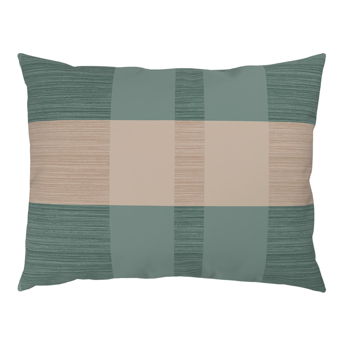 BETTWÄSCHE 2-teilig 140/200 cm  - Beige/Grün, KONVENTIONELL, Textil (140/200cm) - Esposa