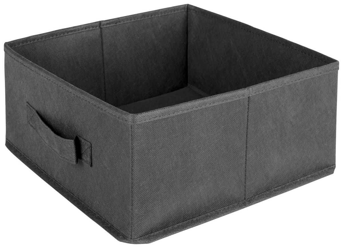 SADA ÚLOŽNÝCH BOXOV,  - antracitová, Basics, kartón/textil - My Baby Lou