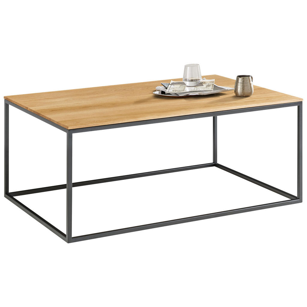 Thumbnail - Johann Jakob Couchtisch, Schwarz, Eiche, Holz, Eiche, massiv, rechteckig, 60x41.5x100 cm, Wohnzimmer, Wohnzimmertische, ...