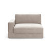 SOFAELEMENT FABIO E Flachgewebe Greige  - Greige/Schwarz, MODERN, Kunststoff/Textil (132/87/108cm) - Sit & More