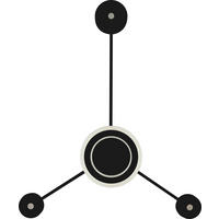 LED-WANDLEUCHTE SOLAR 53/46/4,5 cm   - Weiß, Design, Kunststoff (53/46/4,5cm)
