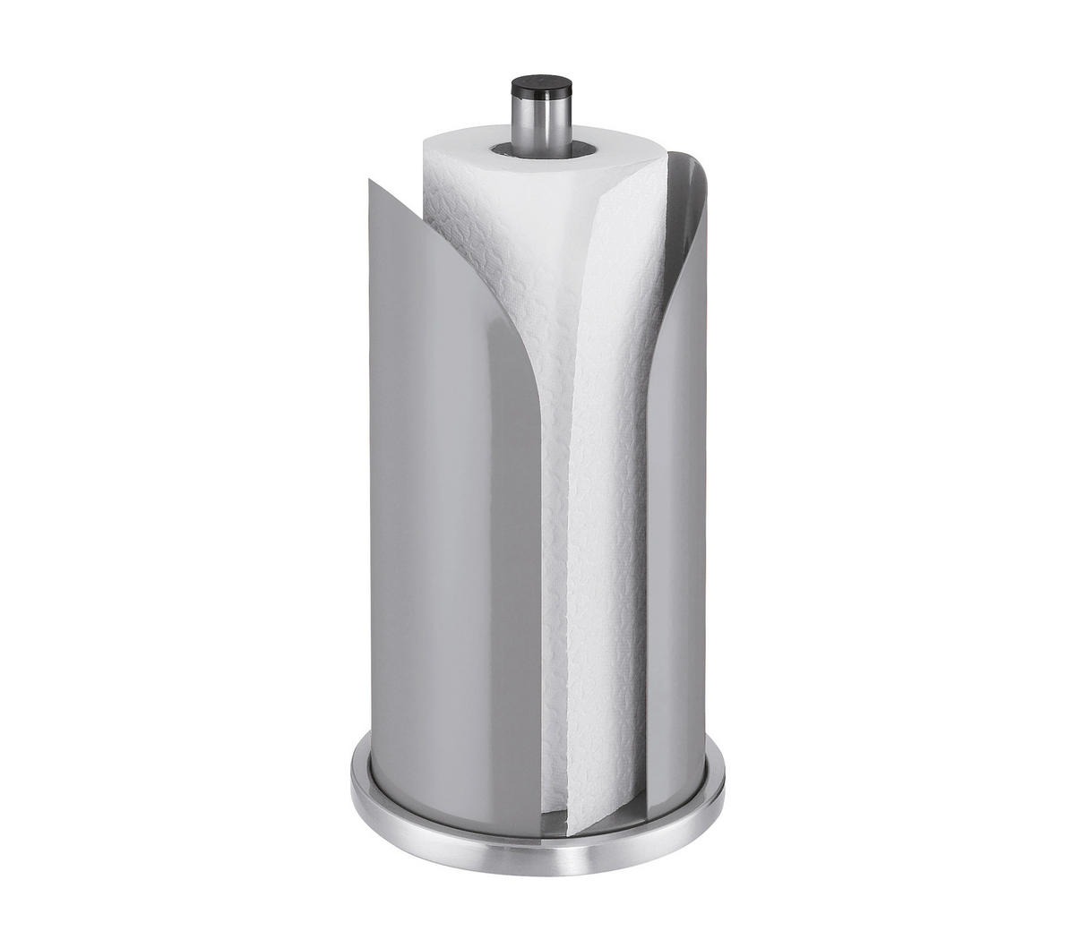 KÜCHENROLLENHALTER - Grau, KONVENTIONELL, Metall (15,5/30cm) - KÜCHENPROFI