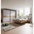 SCHWEBETÜRENSCHRANK  in Eichefarben, Hellgrau  - Eichefarben/Hellgrau, Design, Holz/Holzwerkstoff (270/225,5/60cm) - Xora