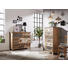 KOMMODE Mindiholz massiv Grau, Schwarz, Weiß - Schwarz/Weiß, Trend, Holz/Metall (120/100/45cm) - Landscape KOMMODE Mindiholz massiv Grau, Schwarz, Weiß - Schwarz/Weiß, Trend, Holz/Metall (120/100/45cm) - Landscape