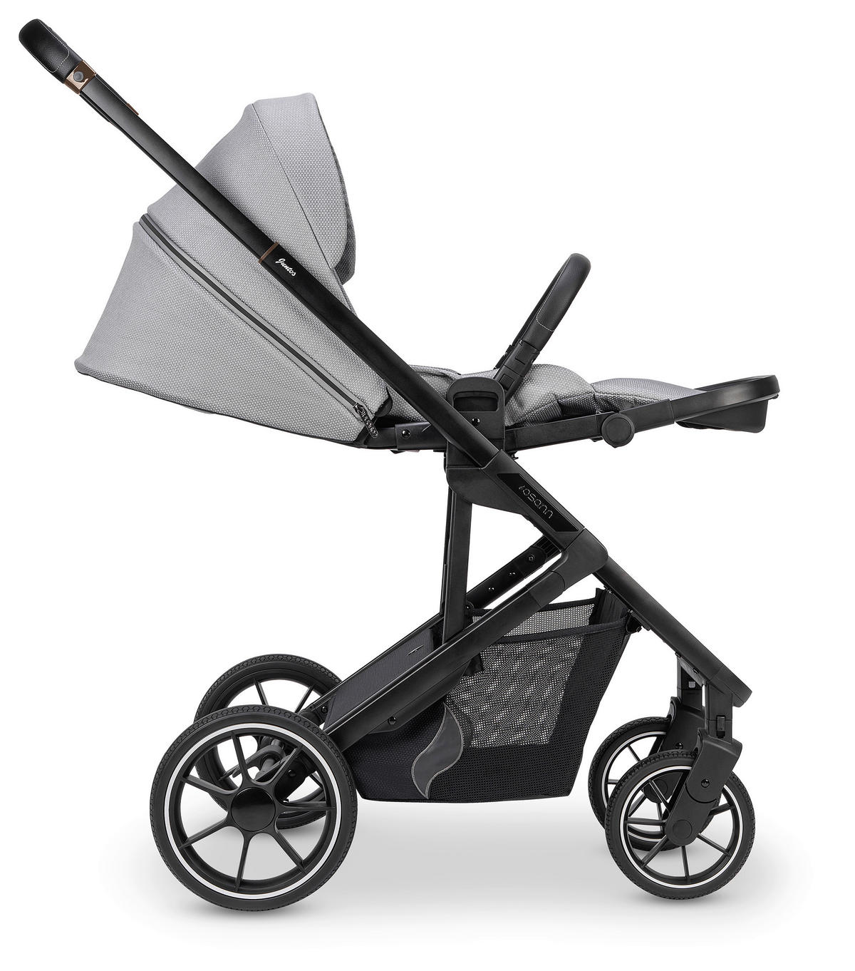 KOMBIKINDERWAGEN  Juntos  Rock  - Hellgrau, Basics (84/97,5/53,5cm) - Osann