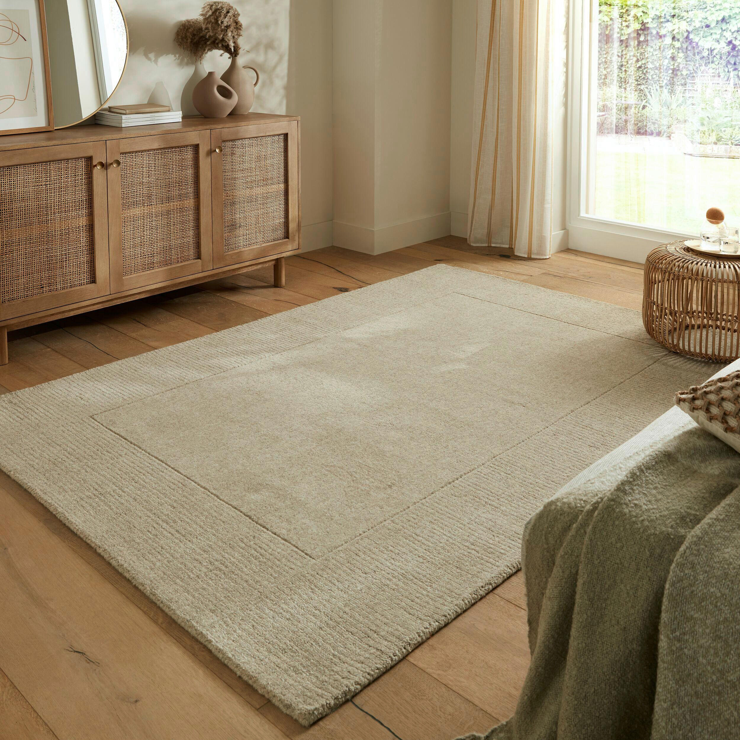 HANDWEBTEPPICH 160/230 cm Flair Rugs Naturfarben, Beige  - Beige/Naturfarben, Basics, Textil (160/230cm)