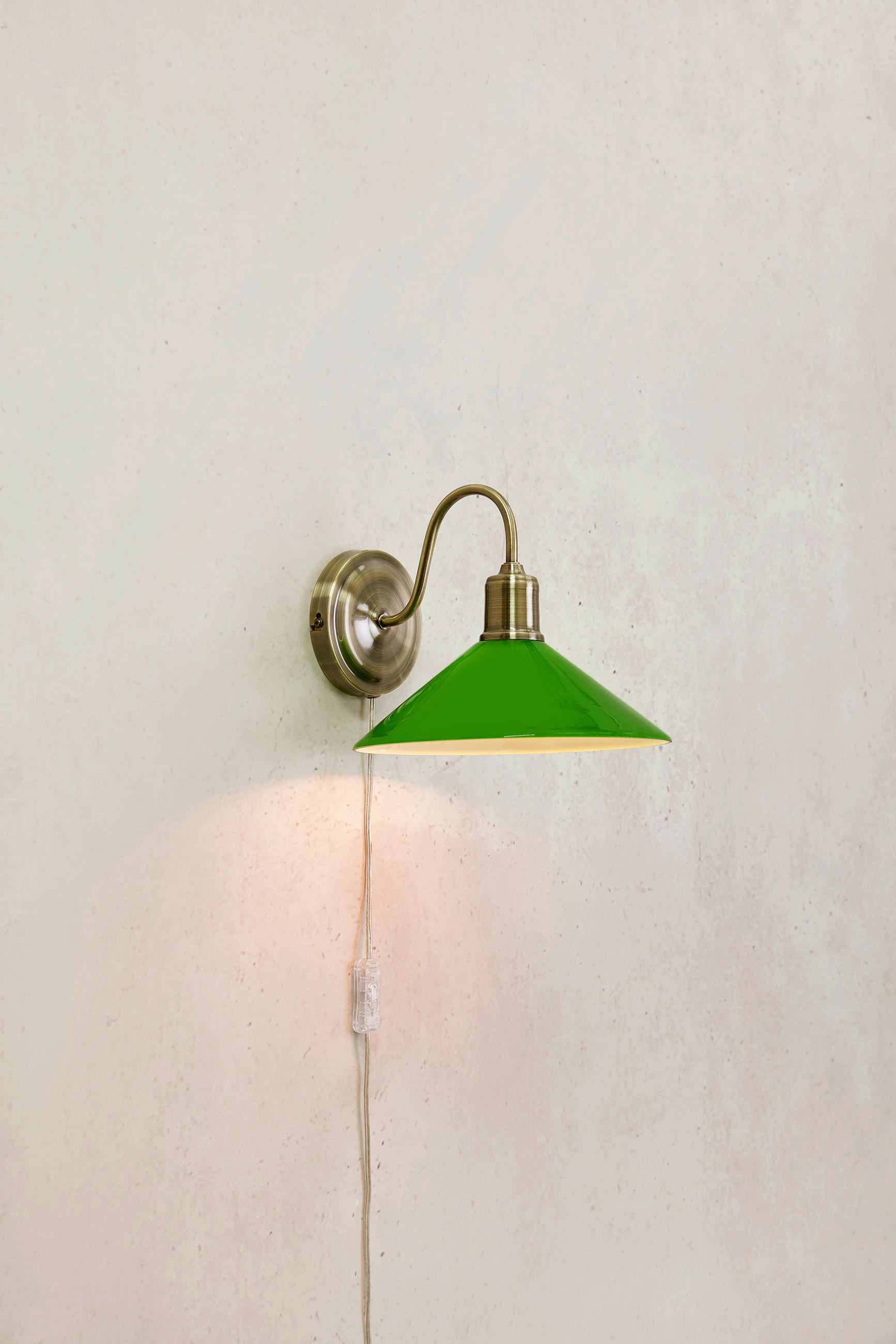 WANDLEUCHTE - Grün, Basics, Metall (25/21/29,5cm) - Markslöjd
