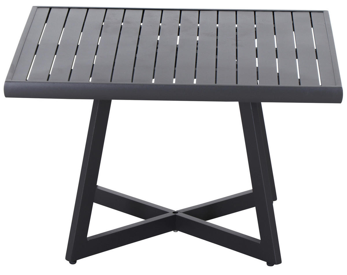 LOUNGETISCH 70/70/45 cm  - Anthrazit, KONVENTIONELL, Metall (70/70/45cm) - Siena Garden