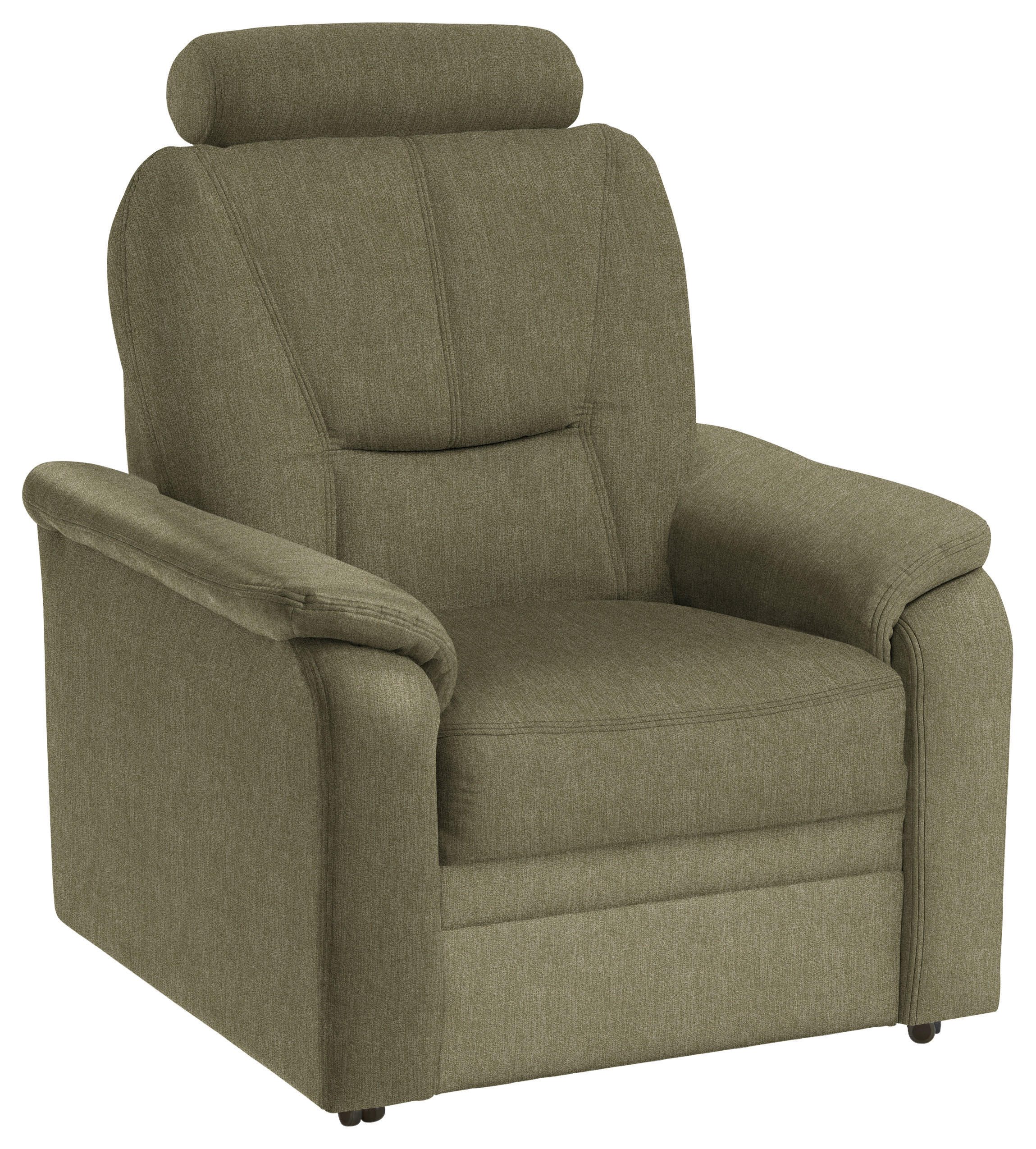 FERNSEHSESSEL in Chenille Grün  - Schwarz/Grün, KONVENTIONELL, Kunststoff/Textil (90/96/89cm) - Beldomo Comfort