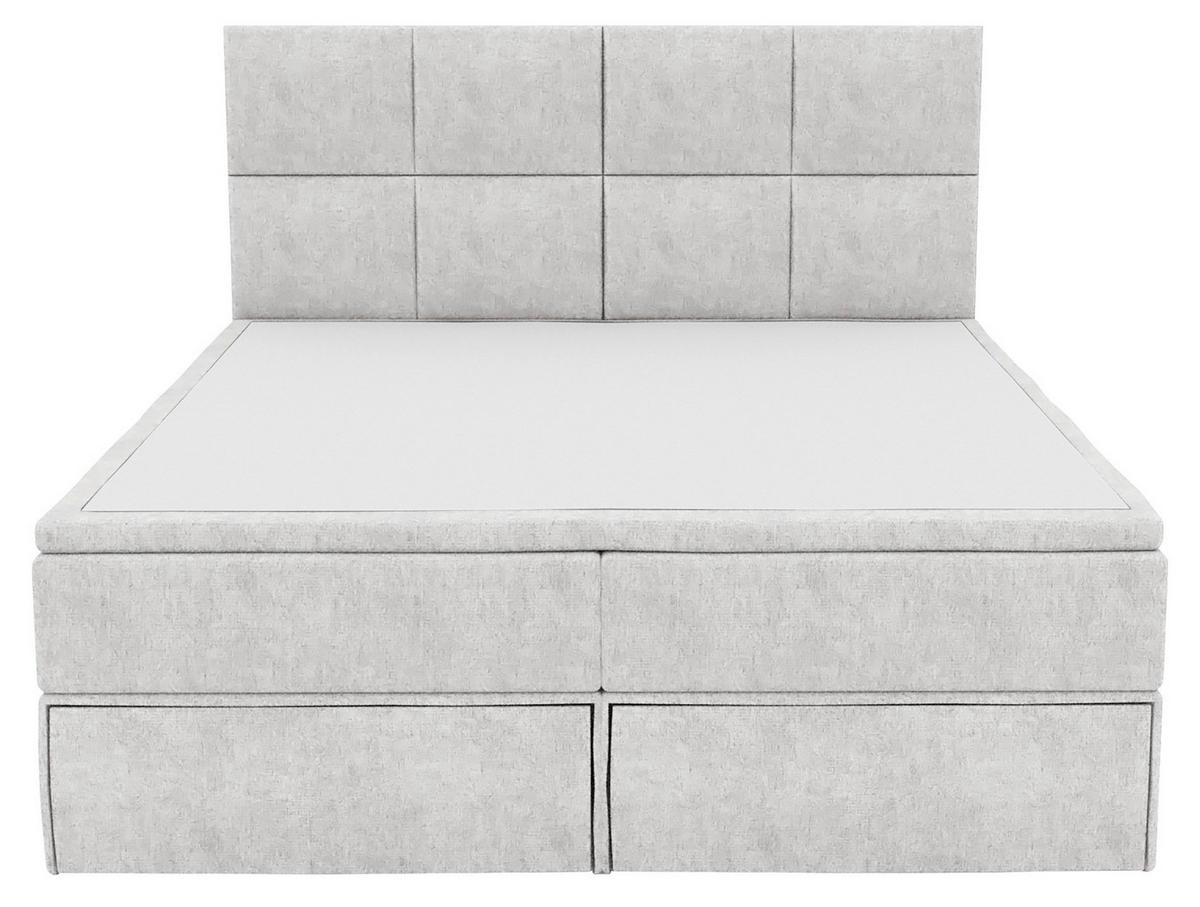 BOXBETT 140/200 cm  in Weiß  - Schwarz/Weiß, KONVENTIONELL, Kunststoff/Textil (140/200cm) - Boxxx