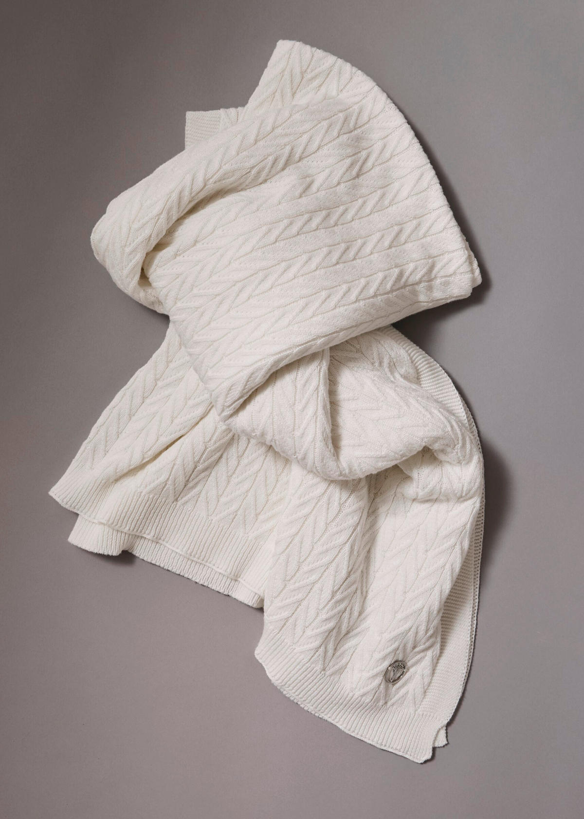 PLAID J-Weavelle 130/170 cm  - Weiß, Design, Textil (130/170cm) - Joop!