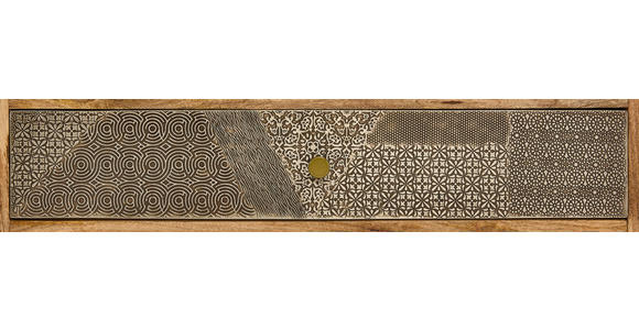 KOMMODE , 75/85/30 cm, 10 Schublade(n)  - Hellbraun/Dunkelbraun, LIFESTYLE, Holz/Metall (75/85/30cm) - Landscape
