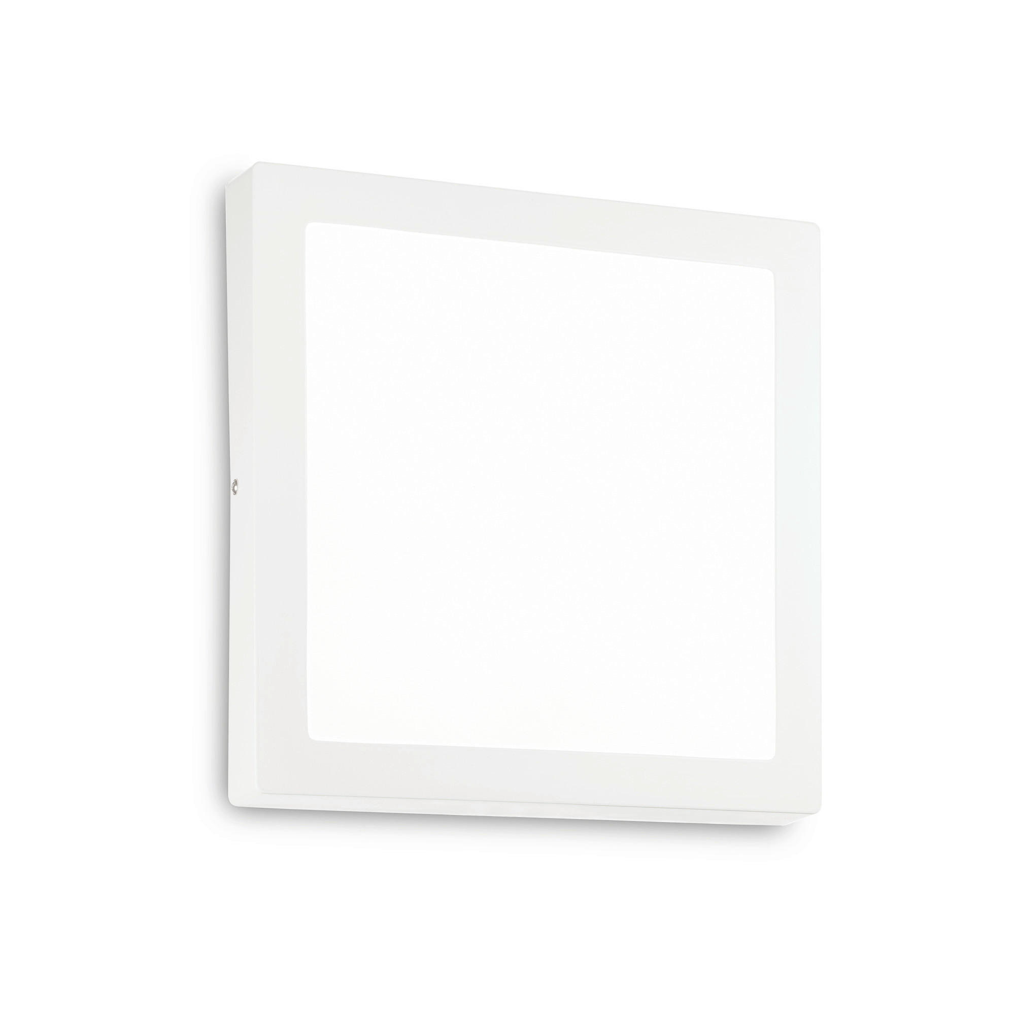 DECKENLEUCHTE  40/4 cm    - Weiß, KONVENTIONELL, Kunststoff/Metall (40/4cm) - Ideal Lux