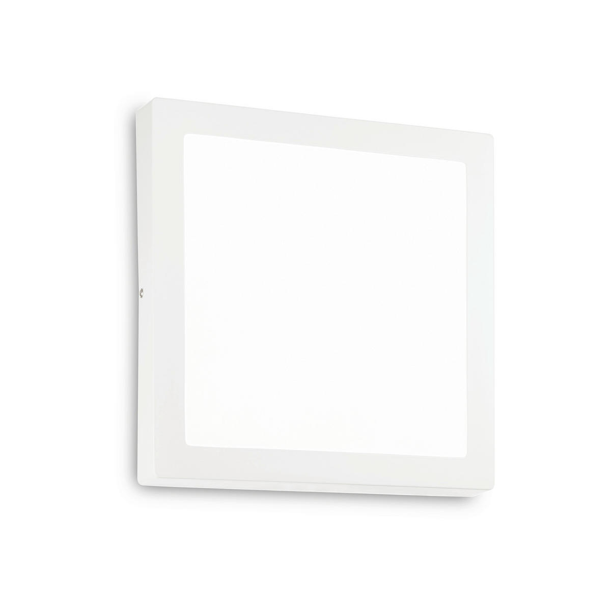 DECKENLEUCHTE  40/4 cm    - Weiß, KONVENTIONELL, Kunststoff/Metall (40/4cm) - Ideal Lux