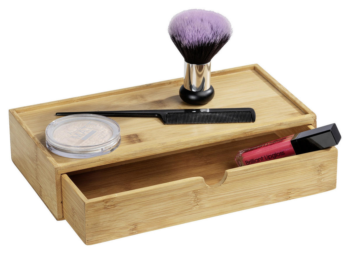 ORGANIZÉR hnědá - hnědá, Basics, dřevo (28/6/14cm)