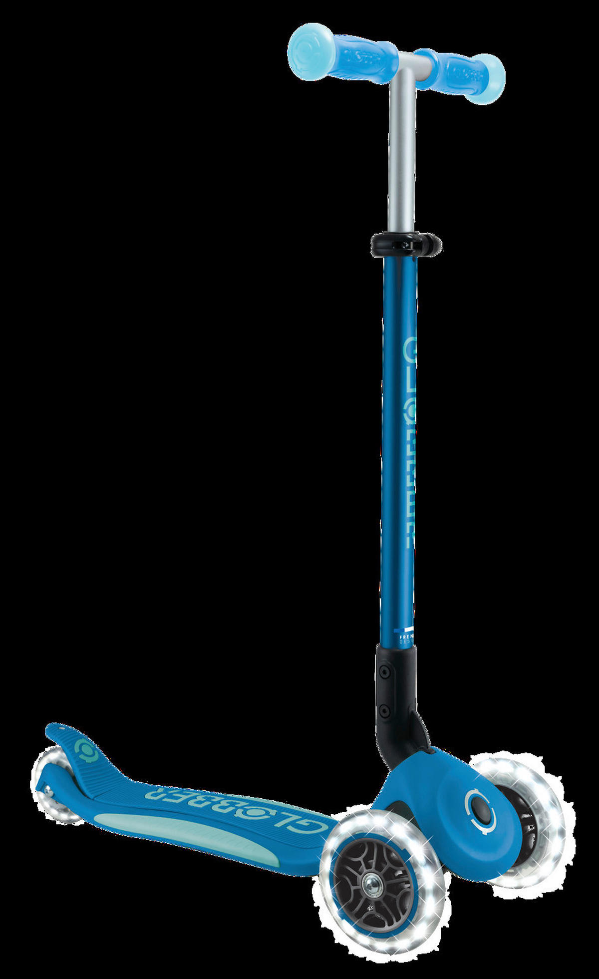 KINDERSCOOTER  - Petrol, Basics, Kunststoff (57,5/28/82.5cm) - GLOBBER