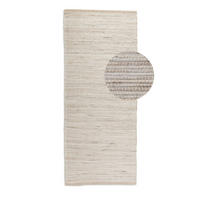 LÄUFER 80/200 cm Handloom 1.0  - Greige, Basics, Textil (80/200cm)