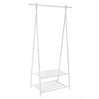 ŠATNÍ STOJAN - bílá, Basics, kov (64/155/41cm)