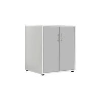 SKŘÍŇ NA ŠANONY, šedá, bílá, 54/74/50 cm - šedá/bílá, Lifestyle, kompozitní dřevo (54/74/50cm) - MID.YOU