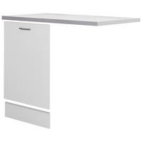 GESCHIRRSPÜLERFRONT 110/85/60 cm  in Weiß, Hellgrau  - Hellgrau/Weiß, Holzwerkstoff (110/85/60cm) - FlexWell