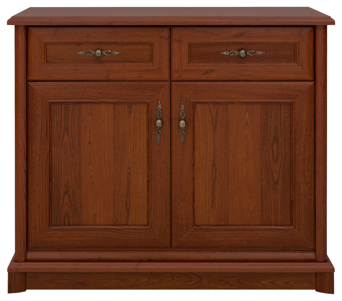 KOMÓD 101/90,5/45 cm  - gesztenyebarna, Design, faalapú anyag/fém (101/90,5/45cm) - Landscape