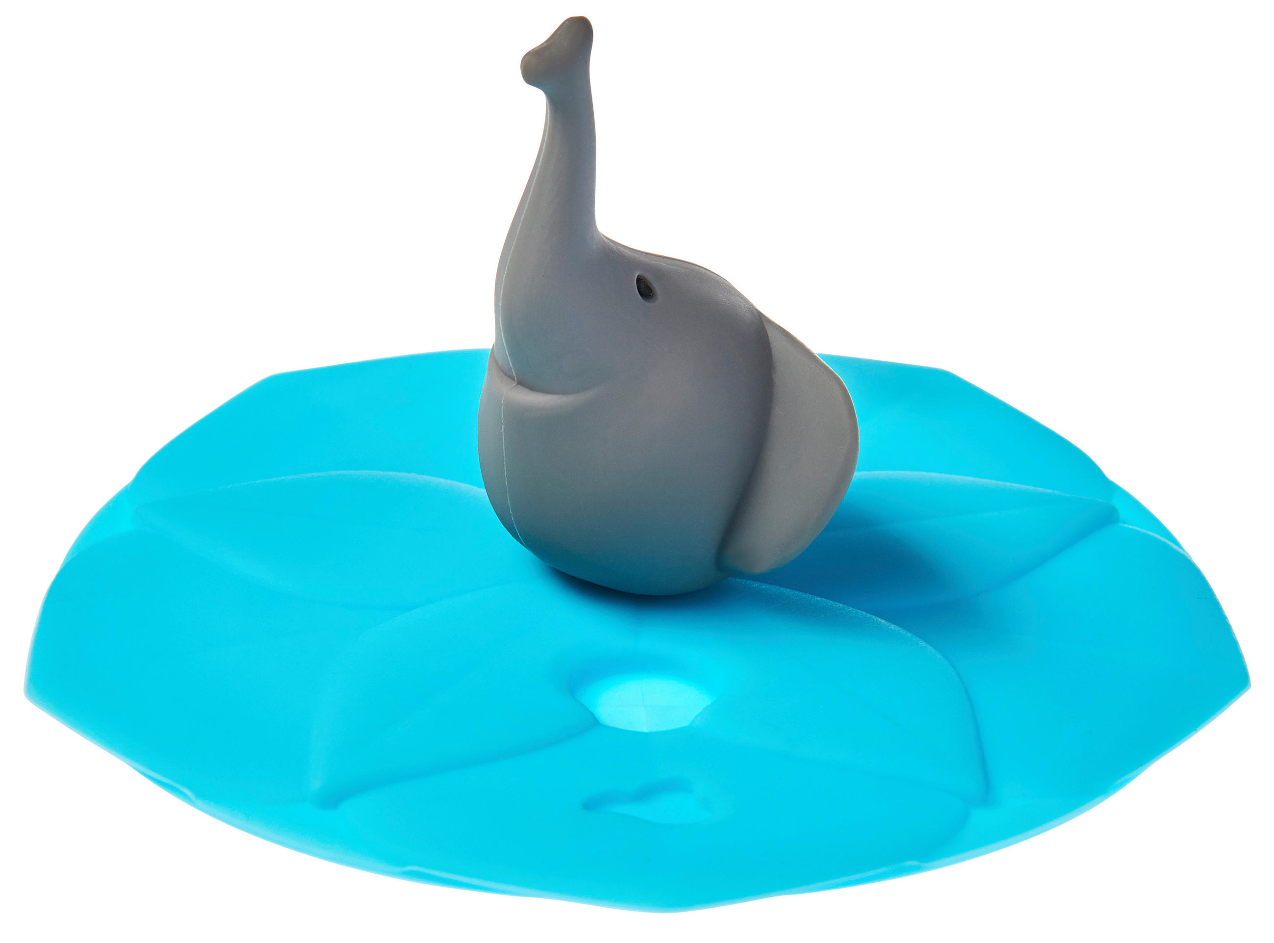 SILIKONDECKEL  - Türkis/Grau, Trend, Kunststoff (9,20/5,20/9,30cm) - Leonardo