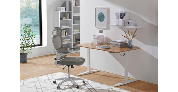 TISCHGESTELL 120-160/70/75-120 cm  - Weiß, Design, Kunststoff/Metall (120-160/70/75-120cm) - Carryhome