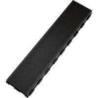 TERRASSENDIELE Schwarz 8 Stück  - Schwarz, Basics, Kunststoff (59,2/13,4/3,3cm) - Ambia Garden