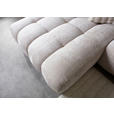 ECKSOFA in Chenille Creme  172/272 cm  - Creme/Schwarz, KONVENTIONELL, Kunststoff/Textil (172/272cm) - Carryhome