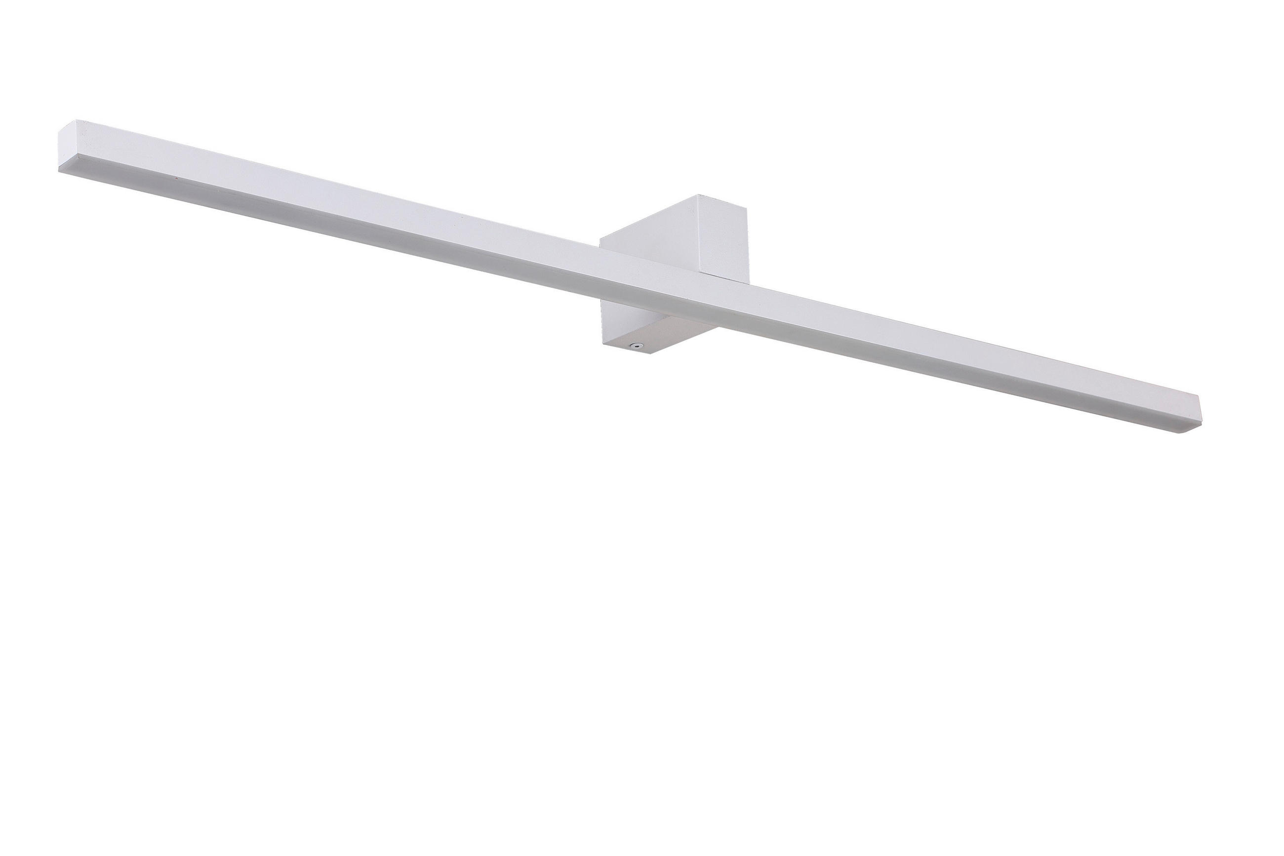 SVIETIDLO NAD ZRKADLO, 7/90/9.5 cm - biela, Basics, kov (7/90/9.5cm)