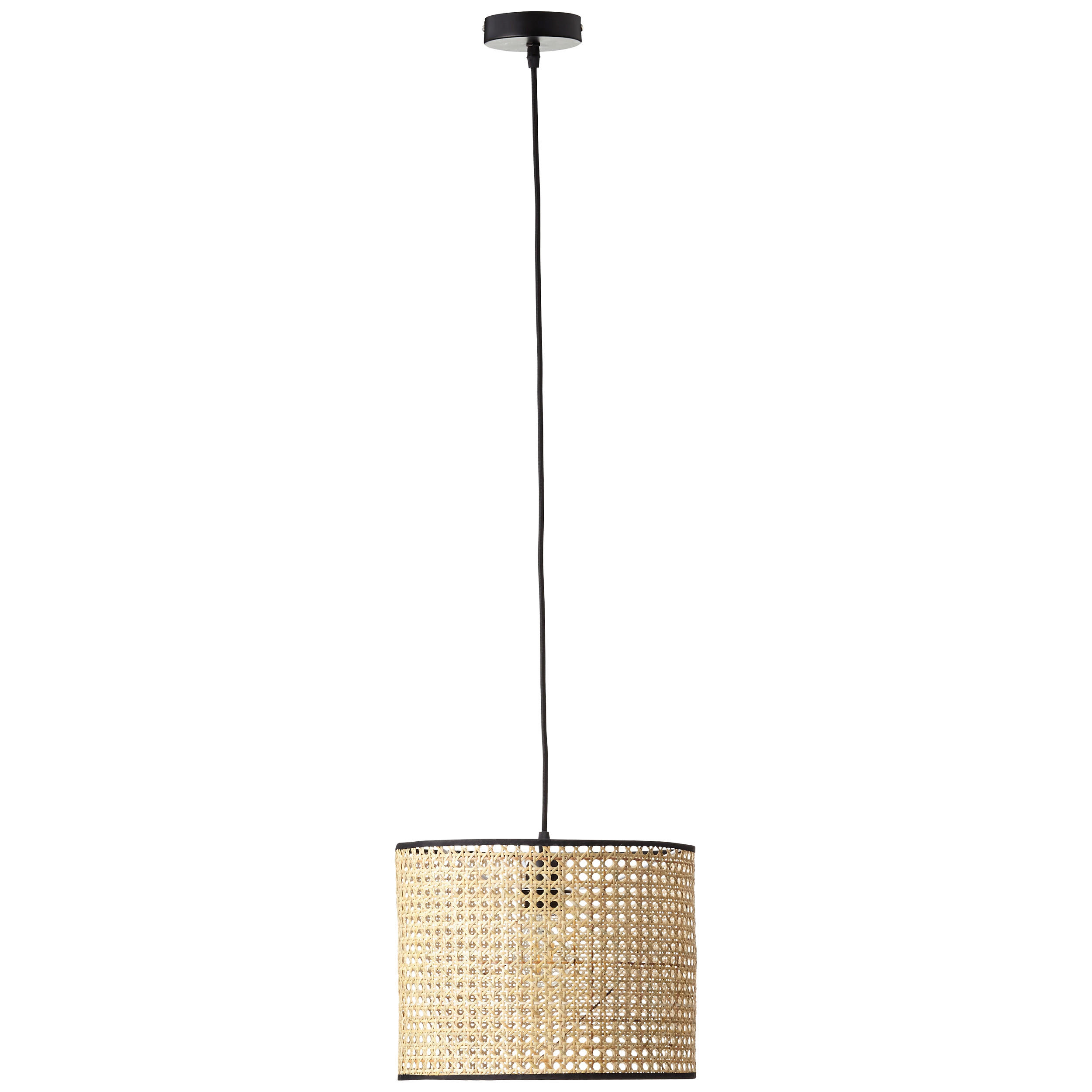 HÄNGELEUCHTE Wiley 30/174 cm   - Naturfarben, Natur, Holz/Metall (30/174cm) - Brilliant