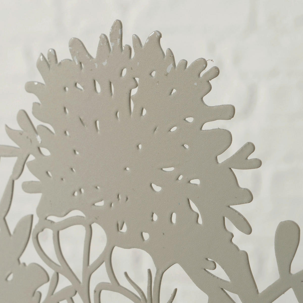 DEKOBLUME - Salbeigrün/Naturfarben, Basics, Metall (22/5/31cm)