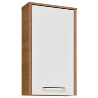 HÄNGESCHRANK 40/72/20 cm  - Chromfarben/Eichefarben, Design, Holzwerkstoff/Metall (40/72/20cm) - Carryhome