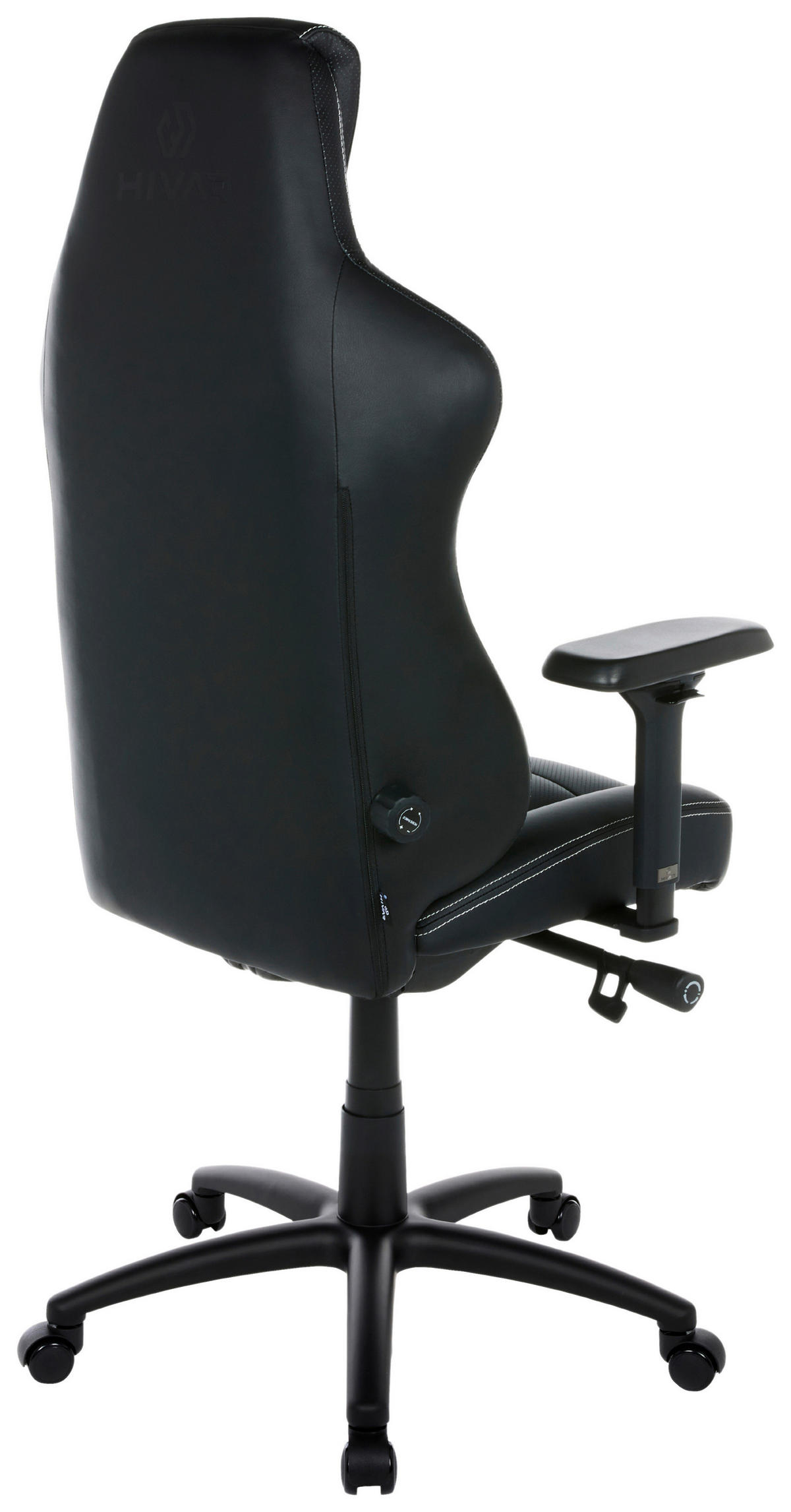 EQLIPSE Night Coal Schwarz, Weiß Metall, Textil   - Schwarz/Weiß, LIFESTYLE, Textil/Metall (79/142/77cm) - HIVAR