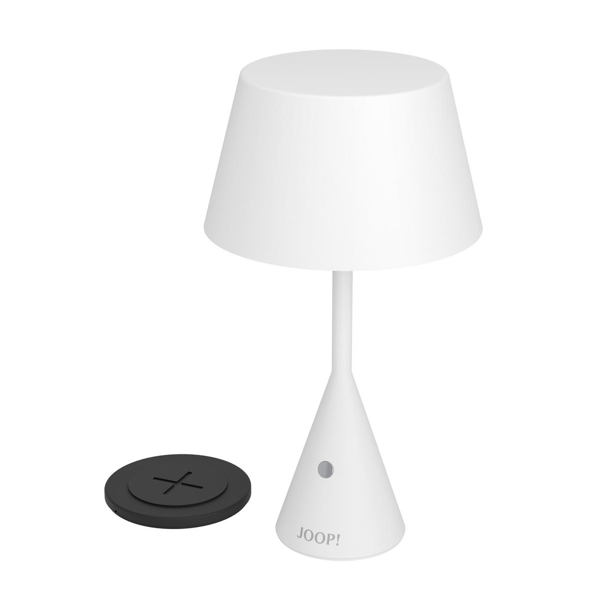 AKKU-TISCHLEUCHTE Move Lights 16,0/29,5 cm   - Weiß, Design, Kunststoff/Metall (16,0/29,5cm) - Joop!